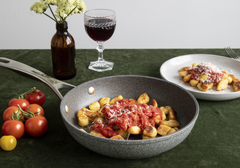 &Ntilde;oquis with a simple tomato sauce (Argentinian gnocchi)
