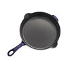 Pans, 28 cm / 11 inch cast iron Traditional Deep Frypan, dark-blue, small 3
