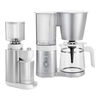 ENFINIGY, Set cafeti&egrave;re & broyeur, 2-pcs, argent, small 1