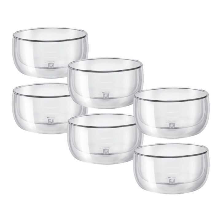 Dubbelwandig Dessertglazenset, 6-delig, large 1