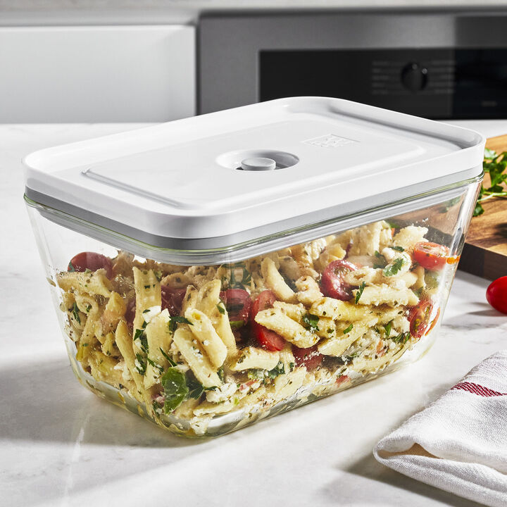 Fresh & Save, L, Vacuum Container, Glass, Grey, large 2