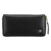 PREMIUM, 5-pcs Calf leather Zip fastener case black, small 2