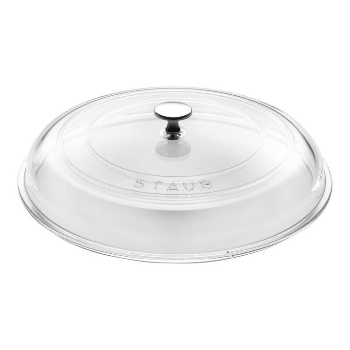 Lid domed 30 cm, glass, large 1