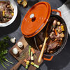La Cocotte, Gryta 29 cm / 4,25 l, Oval, Kanel, Gjutj&auml;rn, small 8