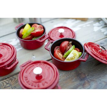 Mini D&ouml;k&uuml;m Tencere | Kiraz | 10 cm | 250 ml | yuvarlak,,large 2