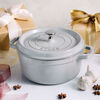 La Cocotte, Gryta 24 cm / 3,7 l, Rund, Grafitgr&aring;, Gjutj&auml;rn, small 8