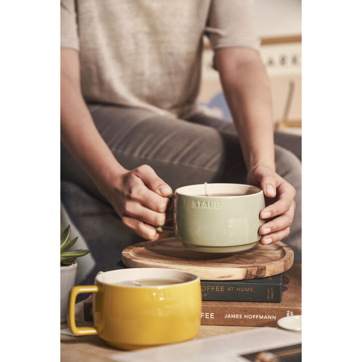 Ceramique, 500 ml, Tazza, eucalipto, large 2
