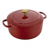 Bellamonte, Cocotte 20 cm, Rond(e), Rouge, Fonte, small 1