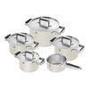 Pure, Kastrull & stekpanna set, 5-st, 18/10 Rostfritt st&aring;l, small 1