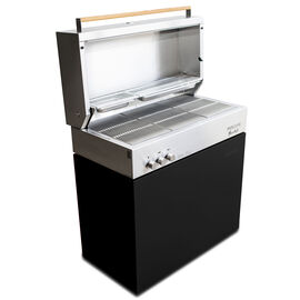 Propane gas grill, Matte Black