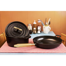 Cocotte Buster+Punch 24 cm / 3,8 l, Rond, Zwart