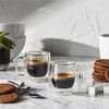 Sorrento Plus Double Wall Glassware, 2-pc Espresso Glass Mug Set, Double Wall , small 4