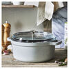 La Cocotte, Cocotte avec couvercle en verre 24 cm, Rond(e), Truffe blanche, Fonte, small 4