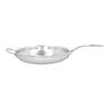 Atlantis, 12.5-inch, 18/10 Stainless Steel, Proline Fry Pan With Helper Handle, small 1
