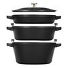 Stackable Set, Stackable Set Large 4 Piece, cast iron, small 1