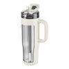 Thermo Plus, Thermobecher mit Strohhalm, 900 ml, Edelstahl, Cream, small 10