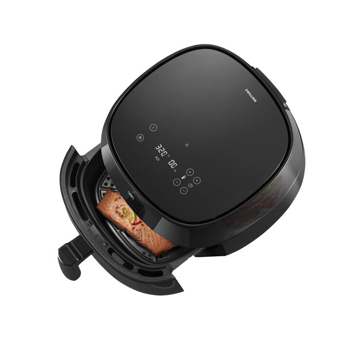CERAMIC COATED AIR FRYER, Air fryer 4 l, black, large 2