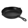 Pans, Padella - 26 cm, ghisa, Nero opaco, small 3