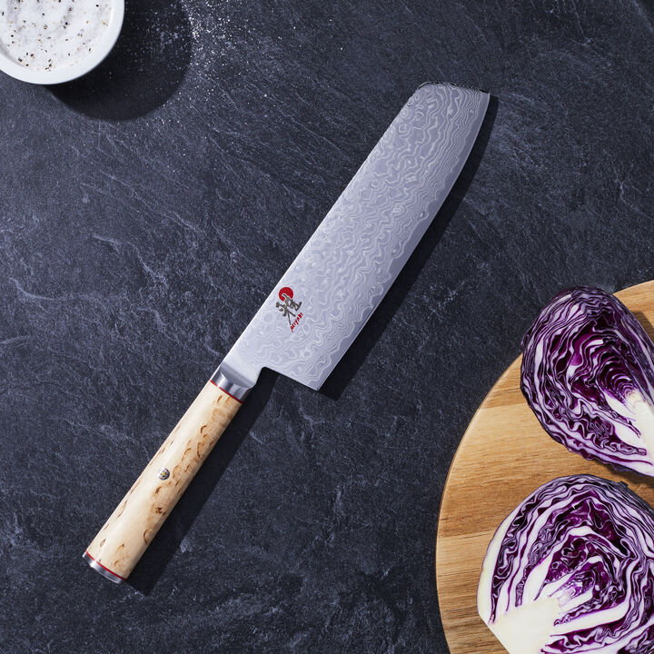 Birchwood SG2, 7-inch, Nakiri Knife, large 2