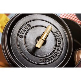 Cocotte Buster+Punch 28 cm / 6,75 l, Rond, Zwart
