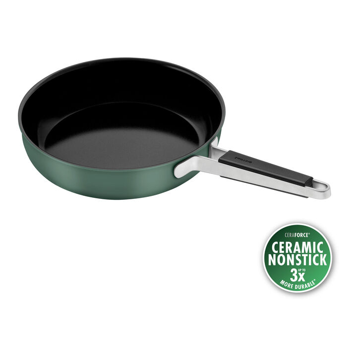 Pure, Stekpanna, 28 cm, 18/10 Rostfritt stål, Keramisk non-stick-beläggning, large 1