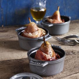 Mini cocotte 10 cm, redondo, Cinza grafite, Ferro fundido