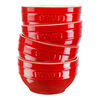 Ceramique, Sch&uuml;ssel Set 12 cm / 4-tlg, Kirsch-Rot, Keramik, small 1