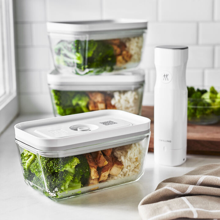 Fresh & Save, Vacuümpompset + 4 L dozen, 5-delig, glas, large 2