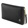 PREMIUM, 5-pcs Calf leather Zip fastener case black, small 3