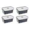 Fresh & Save, S / 4-pc, Vacuum Box Set, Glass, Grey, small 1