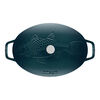 Specialities, Plat &agrave; four poisson 33 cm, Oval, Blue La-Mer, small 4