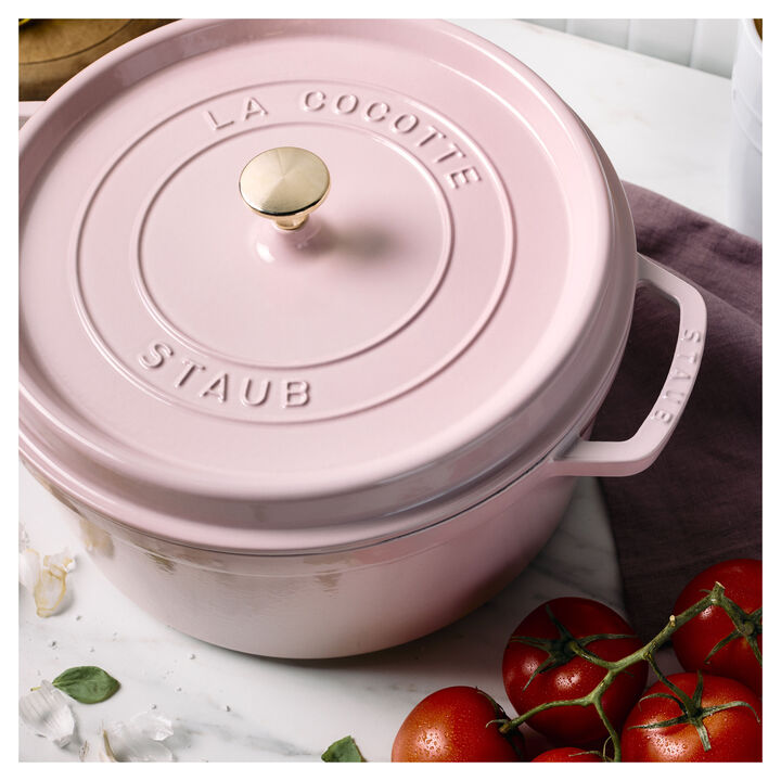 La Cocotte, Cocotte 26 cm / 5,25 l, Rund, Sorbet steg, Støbejern, large 2