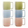 Ceramique, Mokkenset Macaron 350 ml / 6-delig, Gemengde kleuren, small 1