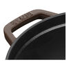 La Cocotte, 3.7 l cast iron round Dutch Oven, chocolate, small 11