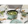 La Cocotte, 5.25 l cast iron round Cocotte, sage, small 7