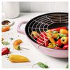 Specialities, 30 cm / 12 inch cast iron Wok, sorbet rose, small 5