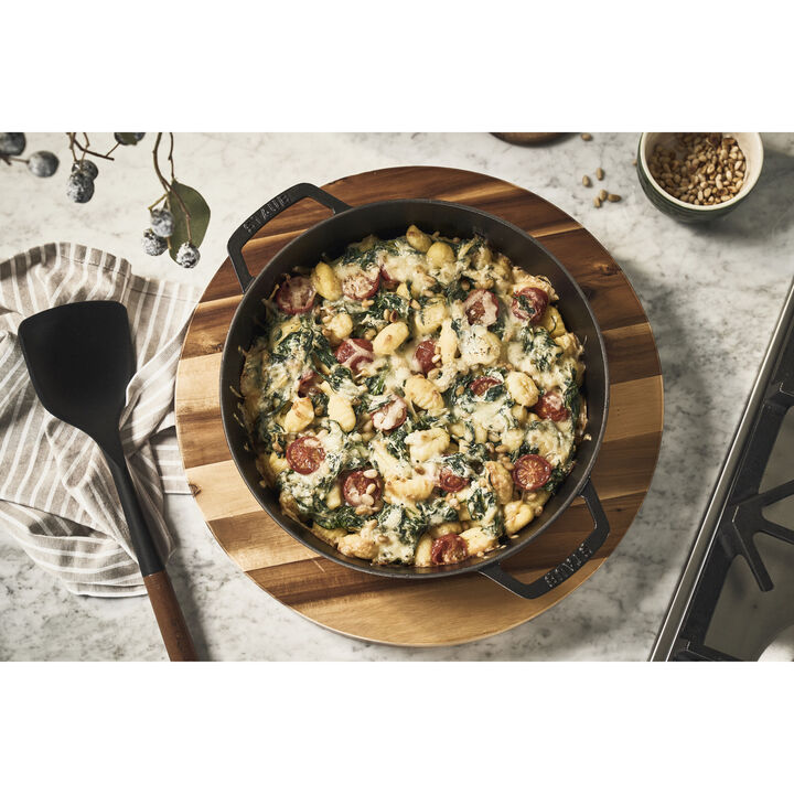 La Cocotte, Cocotte 34 cm / 12,5 l, Rond, Zwart, large 2