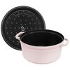 La Cocotte, 6.75 l cast iron round Cocotte, sorbet rose, small 9