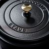 La Cocotte, Cocotte 28 cm, Rond(e), Noir mat, Fonte, small 4