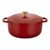 Bellamonte, Cocotte 24 cm / 4 l, Rond, Rouge, small 2