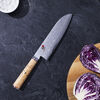 Birchwood SG2, 7-inch, Fine Edge Santoku Knife, small 4
