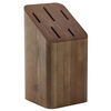 Pro Wood, 6-pcs, Knife block set, brown, small 7