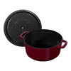 La Cocotte, 5.25 l cast iron round Cocotte, Bordeaux, small 5