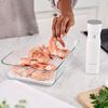 Fresh & Save, Vakuum tilbeh&oslash;rss&aelig;t til glasbokse, K&oslash;leskabsbox/Gratinfad / 2-dele, small 2