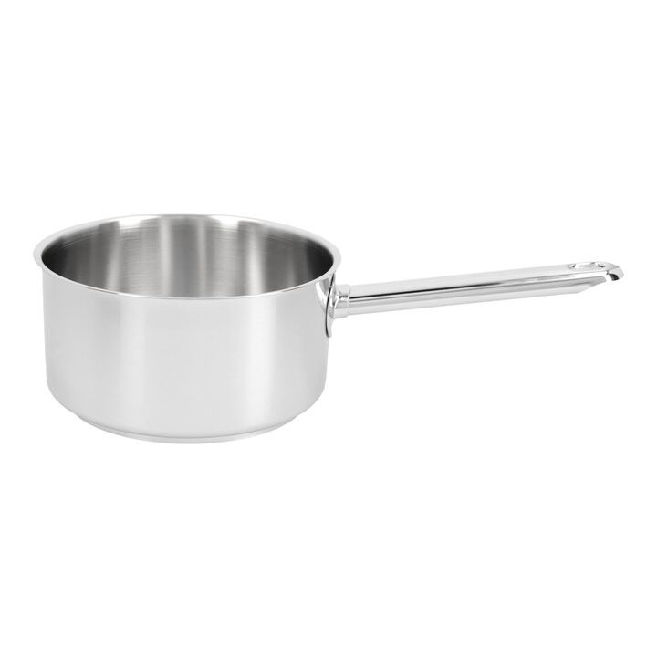Apollo 7, Stieltopf ohne Deckel 16 cm, 18/10 Edelstahl, Silber, large 1