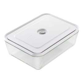 Vacuum Fridge Container, Glass, Grey