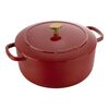 Bellamonte, Cocotte 24 cm / 4 l, Rond, Rouge, small 1