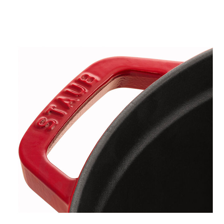 La Cocotte, Cocotte 18 cm / 1,7 l, Rund, Kirsebærrød, Støbejern, large 3