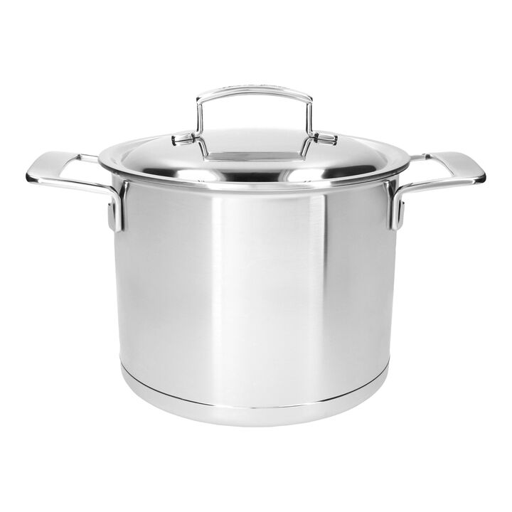 Silver 7, Marmite avec couvercle à double parois 20 cm / 5 l, large 1