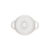 Ceramique, Mini cocotte 10 cm, redondo, Branco, Cer&acirc;mica, small 4